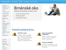 Tablet Screenshot of brnenskeoko.cz